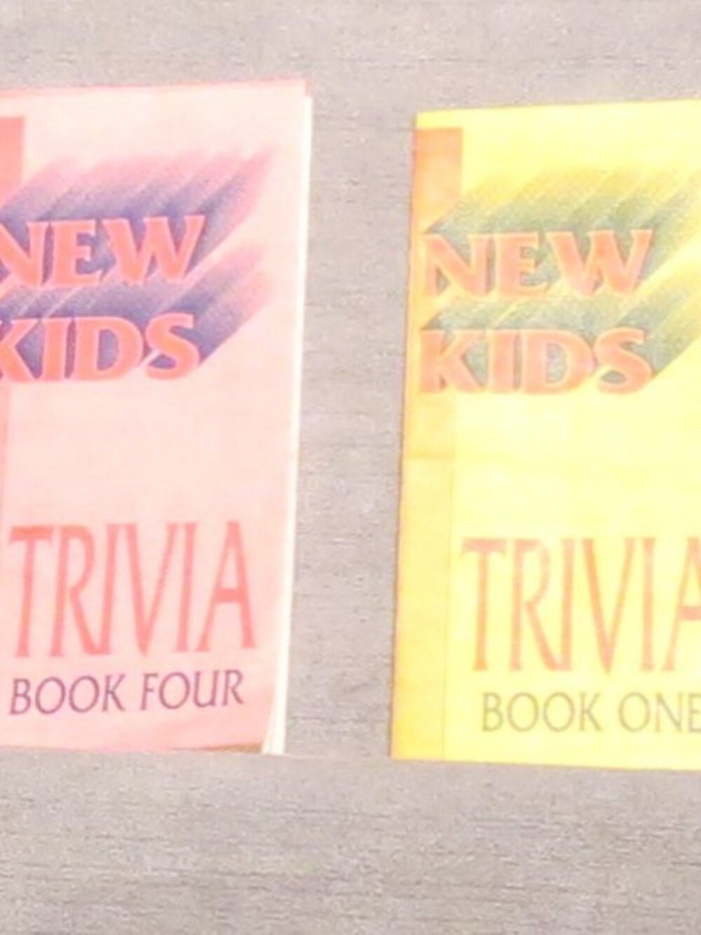 2 Vintage New Kids on the Block/NKOTB Miniature Trivia Books
